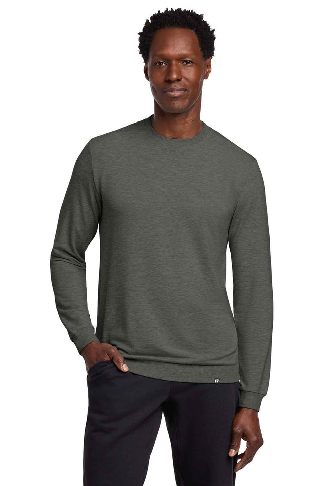 TravisMathew Long Weekend Crew TM1MZ342 Dark Grey Heather