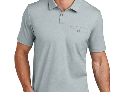 TravisMathew Sunsetters Pocket Polo TM1MZ344 Balsam Green Heather