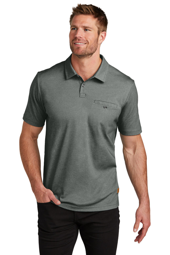 TravisMathew Sunsetters Pocket Polo TM1MZ344 Black Heather