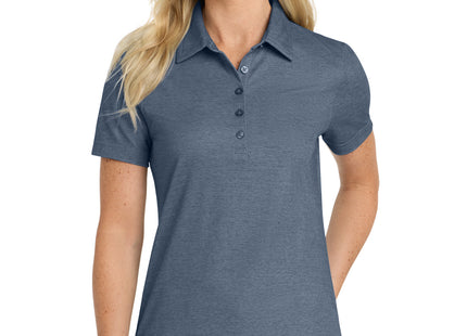 TravisMathew Women's Oceanside Heather Polo TM1WW002 Blue Nights Heather