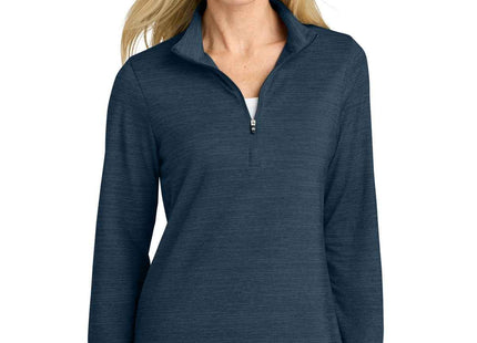 TravisMathew Women's Crestview 1/4Zip TM1WW003 Vintage Indigo Heather