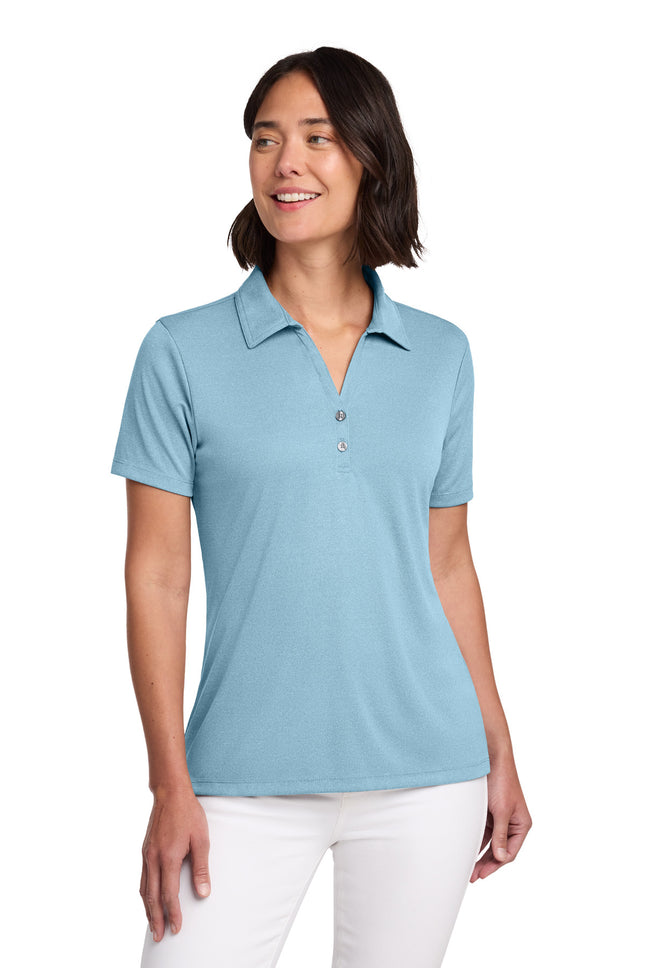 TravisMathew Women's Coto Performance Polo TM1WX002 Brilliant Blue Heather