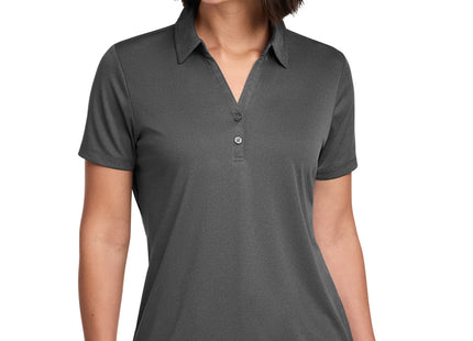 TravisMathew Women's Coto Performance Polo TM1WX002 Quiet Shade Grey Black