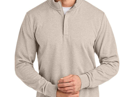 TravisMathew Ocean Villa 1/4Zip TMA41421 Natural Heather