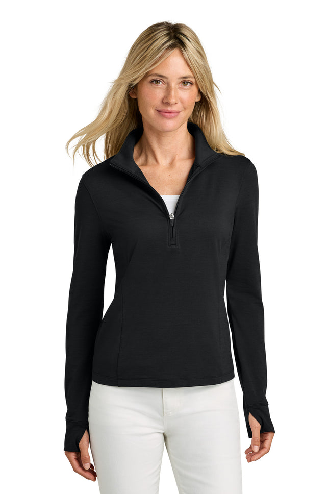 TravisMathew Women's Onward 1/2Zip TMA42778 Black