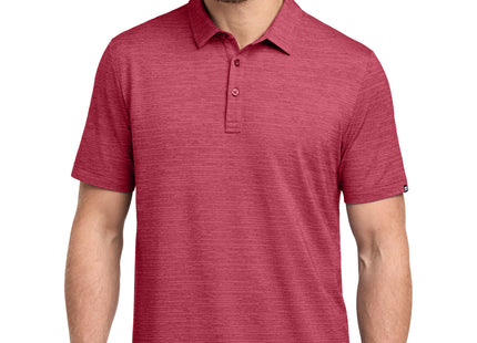 TravisMathew Crestview Polo TMA46371 Scooter Red Heather