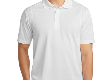 SportTek Tall Micropique SportWick Polo TST650 White