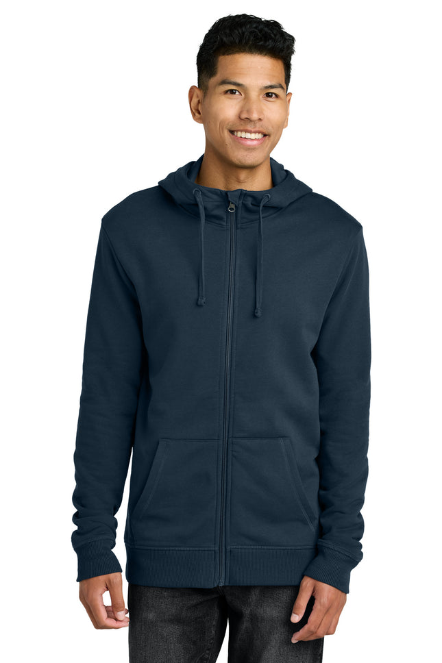 LIMITED EDITION tentree Organic Cotton Fleece FullZip Hoodie TTCM4367 Dress Blue