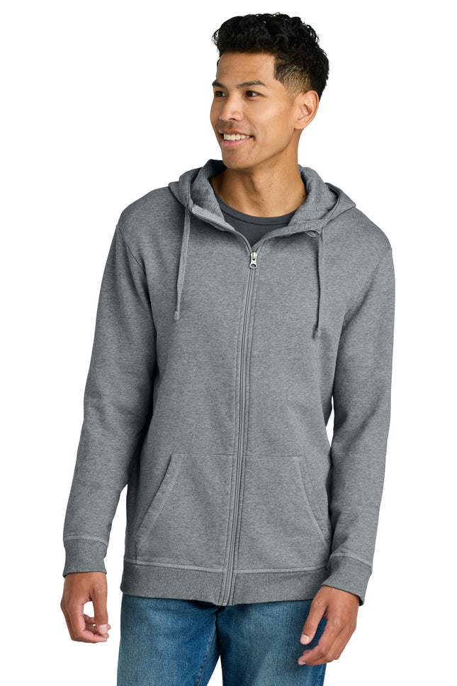 LIMITED EDITION tentree Organic Cotton Fleece FullZip Hoodie TTCM4367 Grey Heather