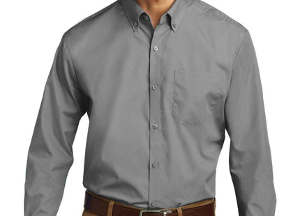 Port Authority Long Sleeve Carefree Poplin Shirt W100