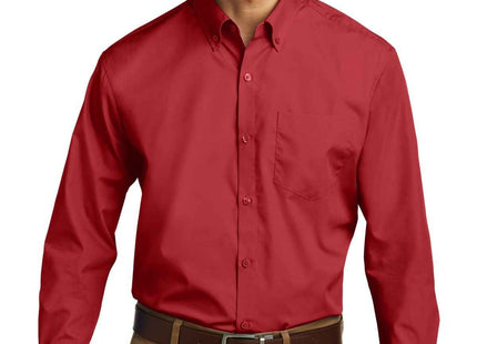 Port Authority Long Sleeve Carefree Poplin Shirt W100