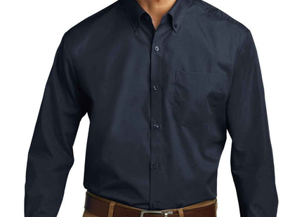 Port Authority Long Sleeve Carefree Poplin Shirt W100