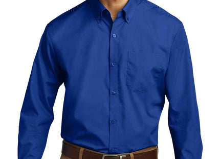 Port Authority Long Sleeve Carefree Poplin Shirt W100