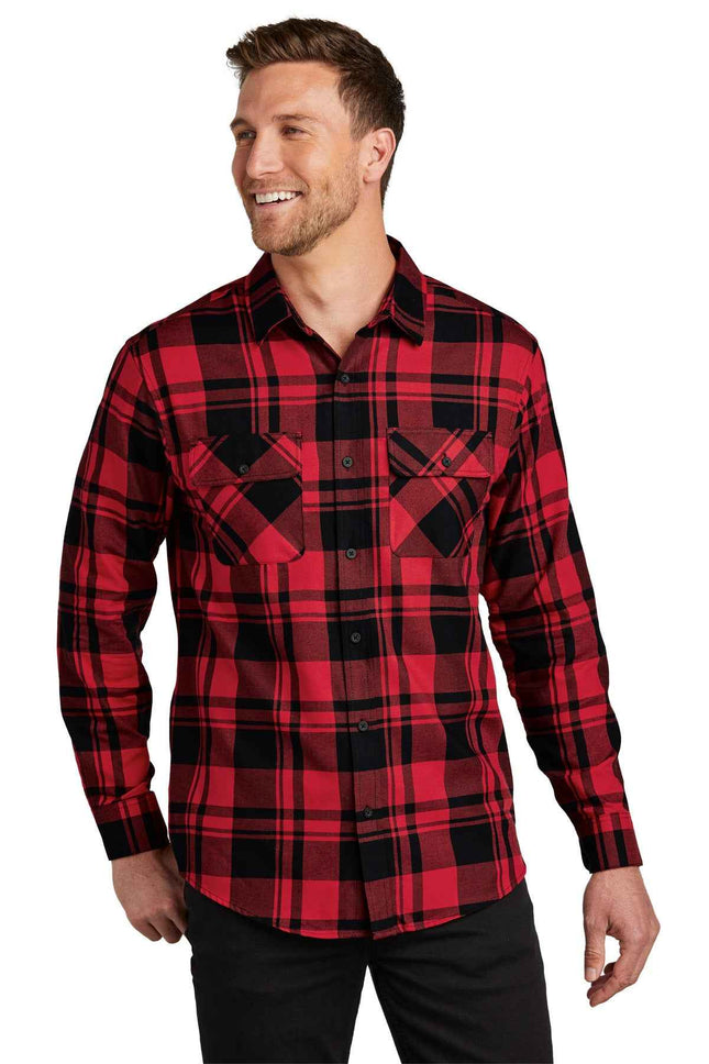Port Authority Plaid Flannel Shirt W668