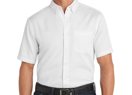 Port Authority Short Sleeve SuperPro React Twill Shirt W809 White