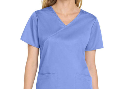 Wink Women's WorkFlex Mock Wrap Top WW4760