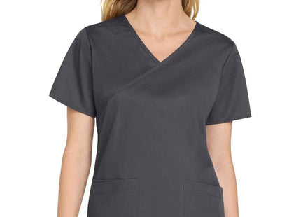 Wink Women's WorkFlex Mock Wrap Top WW4760