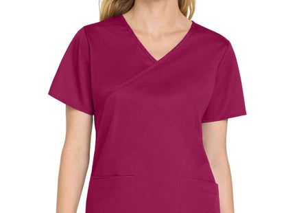 Wink Women's WorkFlex Mock Wrap Top WW4760