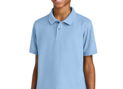 Port Authority Youth Wearever Signature Pique Polo Y200 Cloud Blue