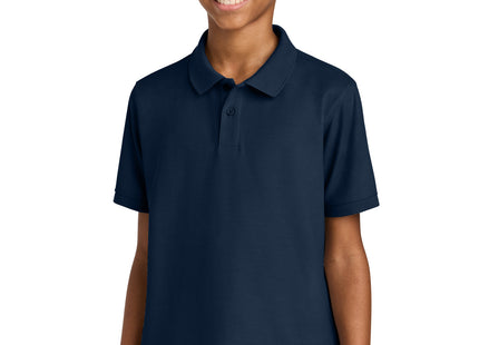 Port Authority Youth Wearever Signature Pique Polo Y200 River Blue Navy