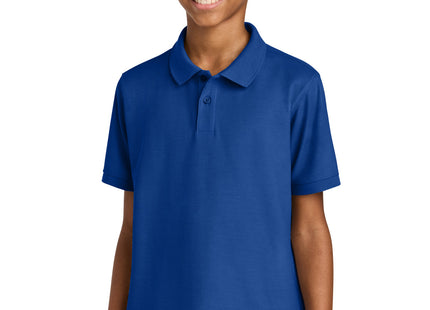 Port Authority Youth Wearever Signature Pique Polo Y200 True Royal