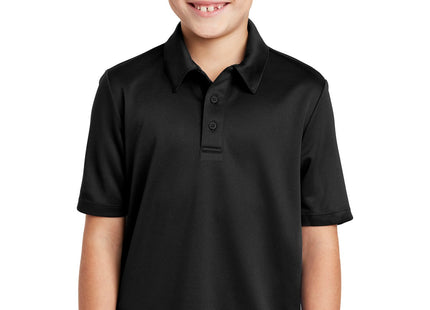 Port Authority Youth Silk Touch Performance Polo Y540 Black