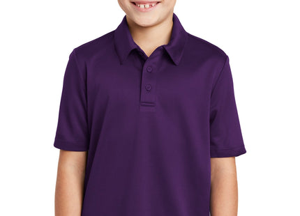 Port Authority Youth Silk Touch Performance Polo Y540 Bright Purple