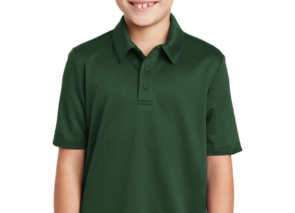 Port Authority Youth Silk Touch Performance Polo Y540 Dark Green
