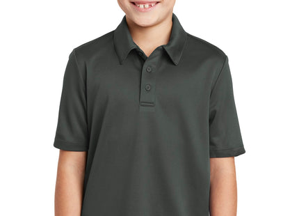 Port Authority Youth Silk Touch Performance Polo Y540 Steel Grey