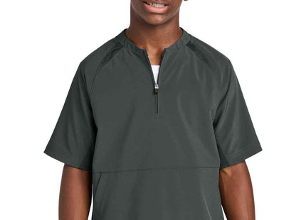 SportTek Youth Repeat 1/2Zip Short Sleeve Jacket YJST489