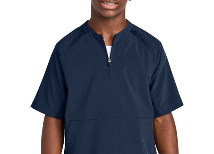 SportTek Youth Repeat 1/2Zip Short Sleeve Jacket YJST489