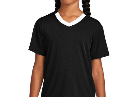 SportTek Youth Competitor United VNeck YST101