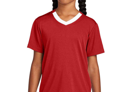 SportTek Youth Competitor United VNeck YST101