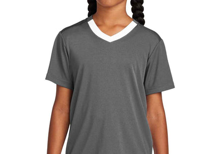 SportTek Youth Competitor United VNeck YST101