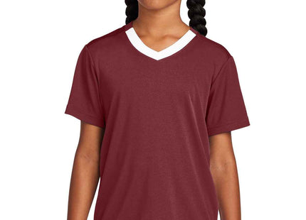 SportTek Youth Competitor United VNeck YST101