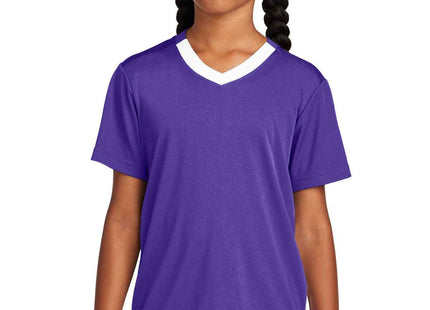 SportTek Youth Competitor United VNeck YST101