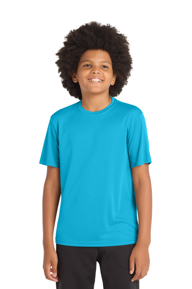 SportTek Youth PosiCharge Competitor Tee YST350 Atomic Blue