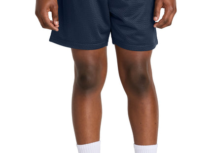 SportTek Youth PosiCharge Mesh 5" Short YST5100 True Navy