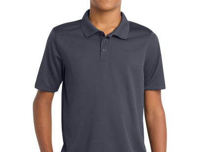SportTek Youth PosiCharge RacerMesh Polo YST640 Graphite