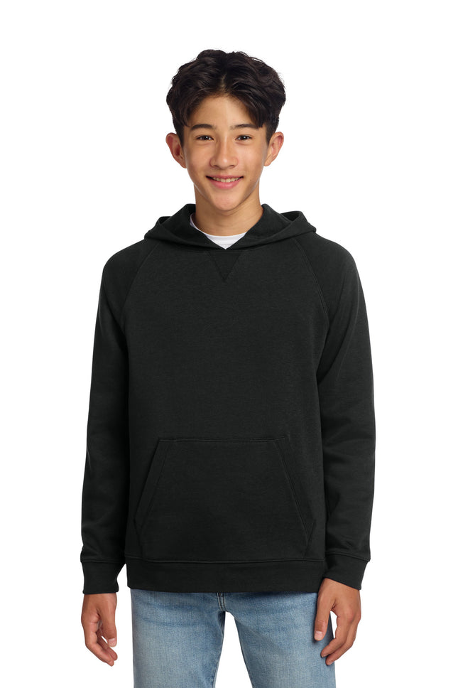 SportTek Youth Drive Fleece Pullover Hoodie YSTF200 Black