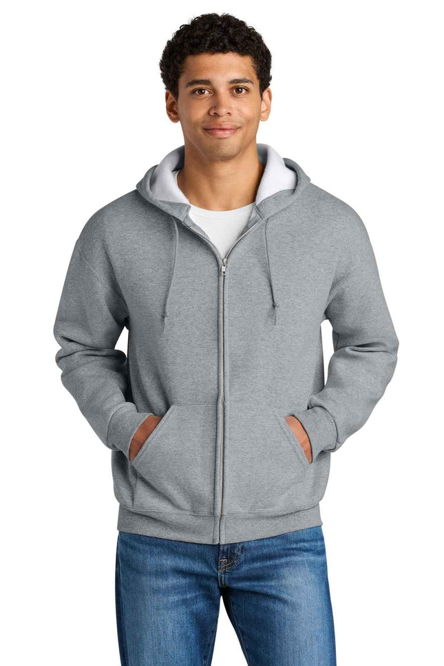 Jerzees Rugged Unisex FullZip Hooded Sweatshirt Z12M