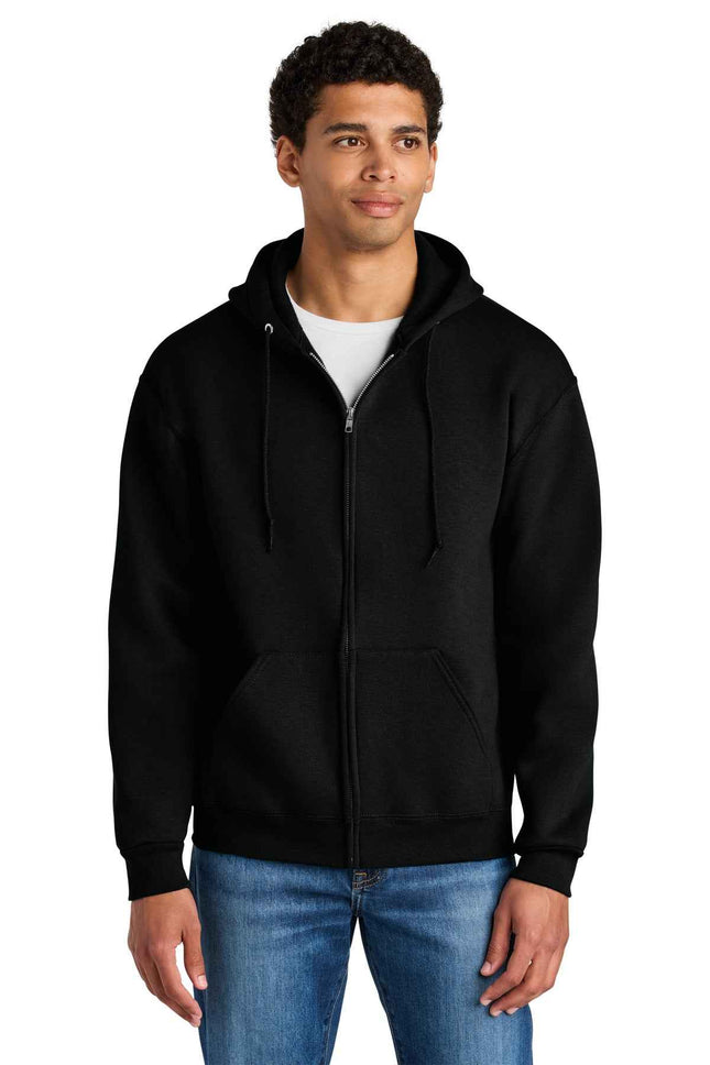 Jerzees Rugged Unisex FullZip Hooded Sweatshirt Z12M