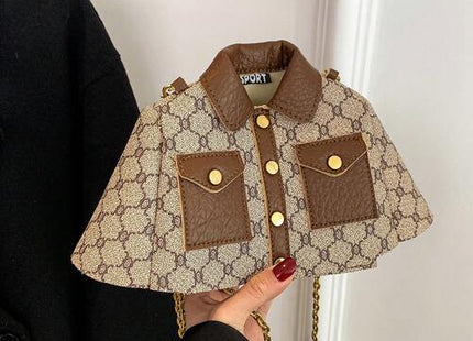 Women’s Vintage Punk Chain PU Shoulder and Crossbody Bag