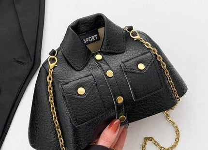 Women’s Vintage Punk Chain PU Shoulder and Crossbody Bag
