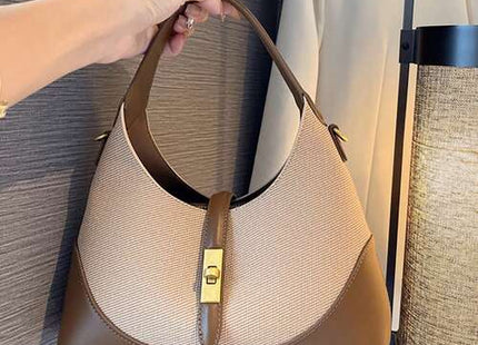 Women’s Contrast Color Dumpling Bag
