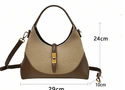 Women’s Contrast Color Dumpling Bag