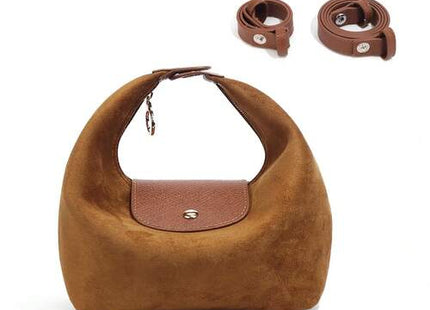 Women’s Lightweight Nylon Crescent Crossbody Bag with Adjustable Strap