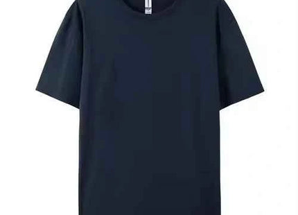 Men's Premium Solid Cotton Crew Neck T-Shirt Navy