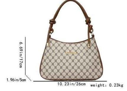 Women’s Vintage Floral Print Baguette Shoulder Bag