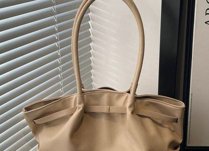 Women’s Vintage Embossed  Tote Bag with Buckle Detail
